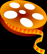 Movie reel symbol
